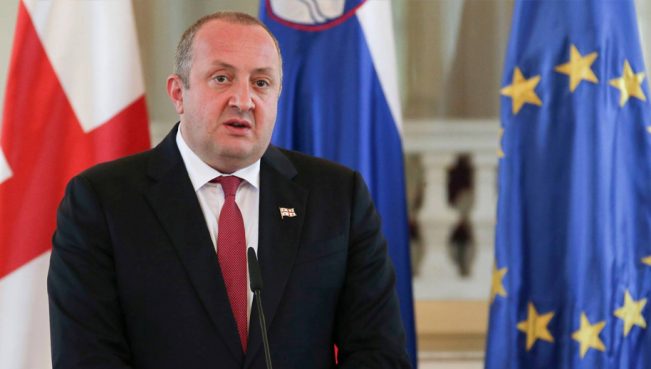 Маргвелашвили попросил главу ПА НАТО помочь с усилением безопасности Грузии
