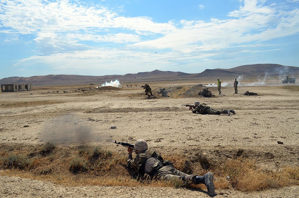 Завершилось оценочное учение НАТО с мотострелковым батальоном ВC Азербайджана
