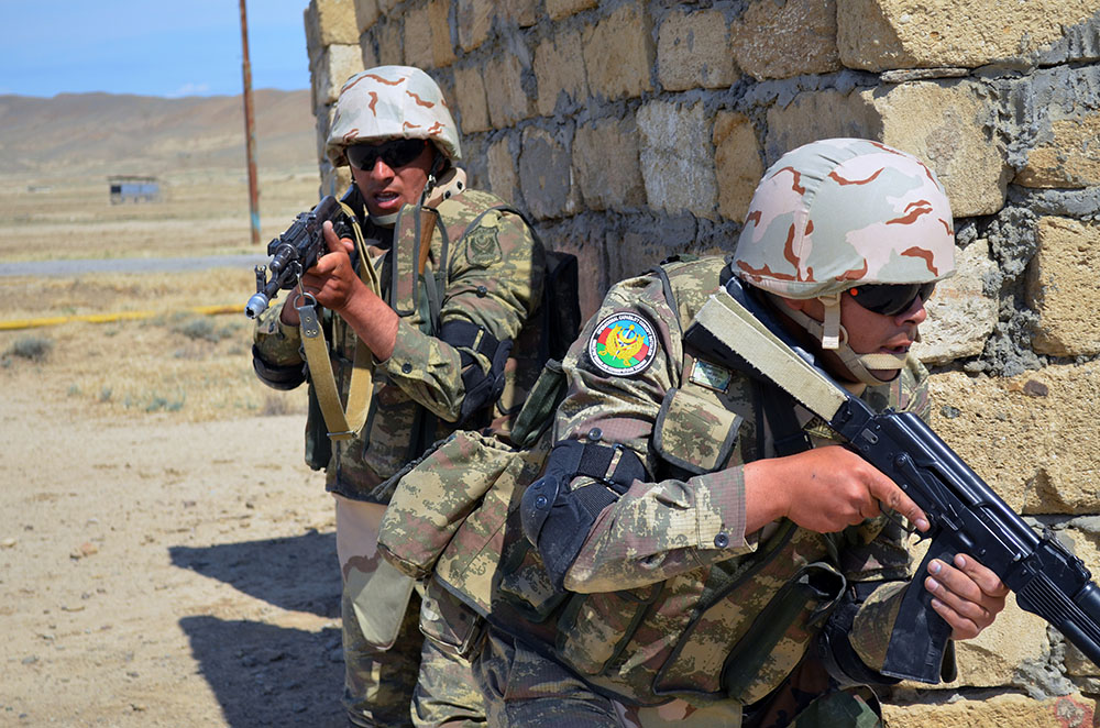 Завершилось оценочное учение НАТО с мотострелковым батальоном ВC Азербайджана