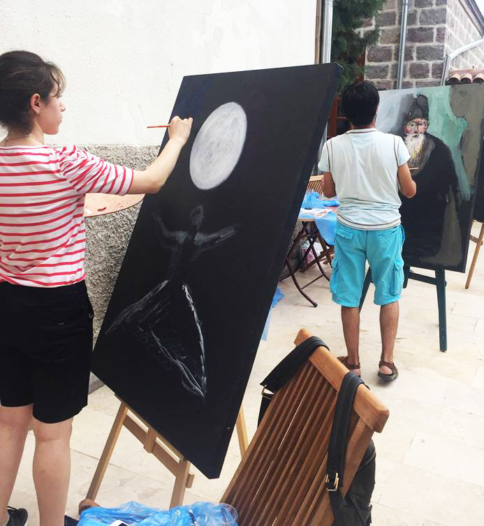Азербайджанские художники приняли участие в Неделе искусства – ФОТО 